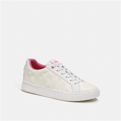 Adidași Dama Coach Clip Low Top In Signature Canvas Albi | Romania-962715