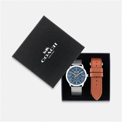 Ceas Barbati Coach 39 Mm, Baxter Gri | Romania-081624