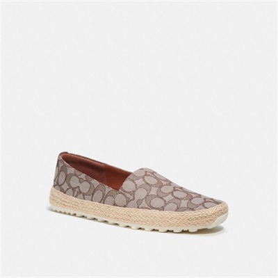 Espadrile Barbati Coach In Signature Jacquard Maro | Romania-386921