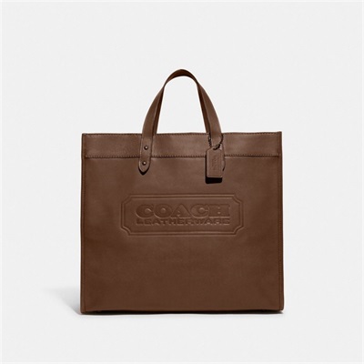 Geanta Barbati Coach Field Tote 40 With Coach Badge Albastru Deschis | Romania-309845