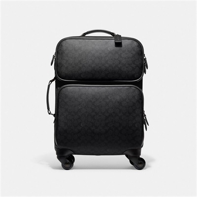 Geanta Barbati Coach Wheeled Carry On In Signature Canvas Gri Inchis | Romania-318705