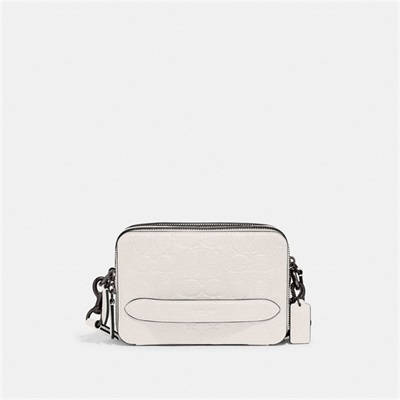 Geanta Crossbody Dama Coach Charter In Signature Leather Albi | Romania-786159