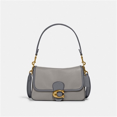 Geanta De Umar Dama Coach Soft Tabby In Colorblock Gri Colorati | Romania-340265