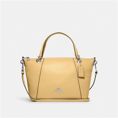 Geanta Satchel Dama Coach Kacey Argintii | Romania-984621