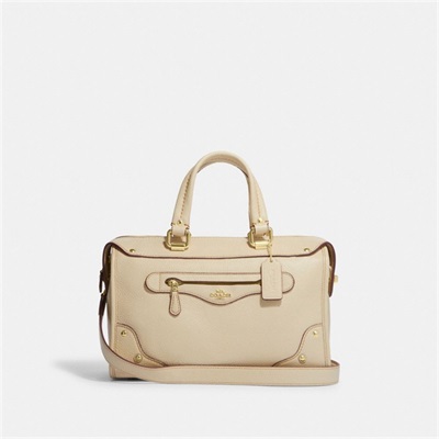 Geanta Satchel Dama Coach Millie Aurii Albi | Romania-827156