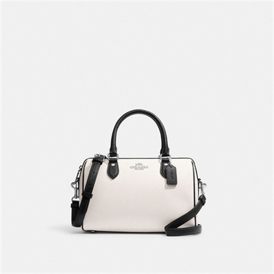 Geanta Satchel Dama Coach Rowan Argintii Negrii Colorati | Romania-248605