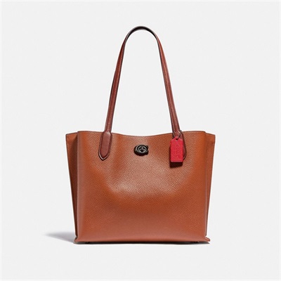 Geanta Tote Dama Coach Willow In Colorblock With Signature Canvas Interior Colorati | Romania-405623