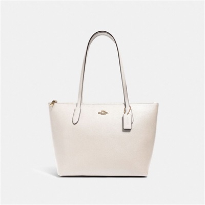 Geanta Tote Dama Coach Zip Top Aurii | Romania-253089