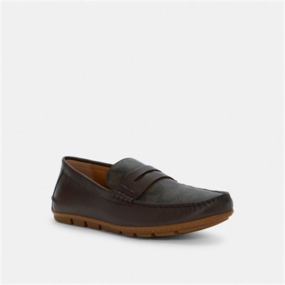 Loafers Barbati Coach Mott Driver Maro | Romania-971524