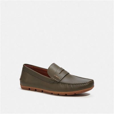 Loafers Barbati Coach Mott Driver Verzi | Romania-860751