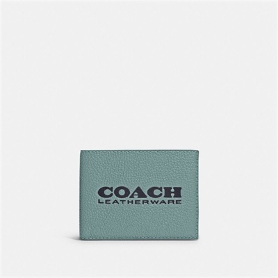 Portofel Barbati Coach Slim Billfold Turcoaz Deschis Bleumarin | Romania-865147