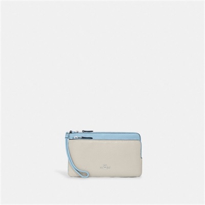 Portofel Dama Coach Double Zip Argintii Verzi Deschis | Romania-258301