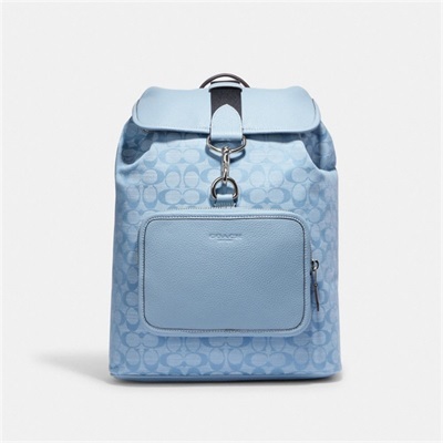 Rucsac Barbati Coach Sullivan In Signature Chambray Argintii Albastri Deschis | Romania-026791