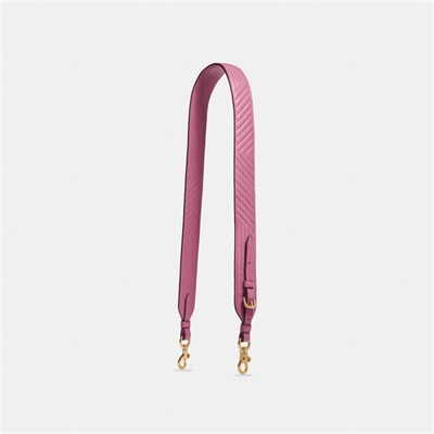 Strap Dama Coach With Quilting Aurii Deschis Roz | Romania-897536