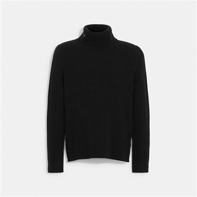 Topuri Barbati Coach Turtleneck Negrii | Romania-109352