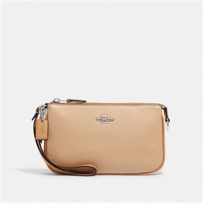 Wristlets Dama Coach Nolita 19 In Colorblock Argintii Bej Colorati | Romania-291843