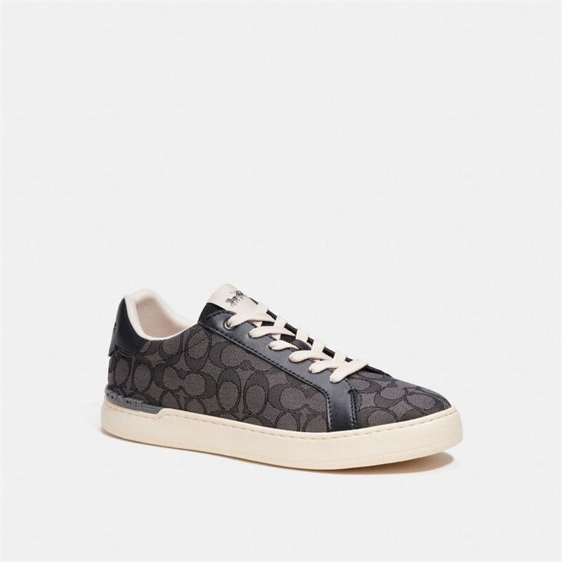 Adidași Barbati Coach Clip Low Top In Signature Jacquard Negrii | Romania-289706