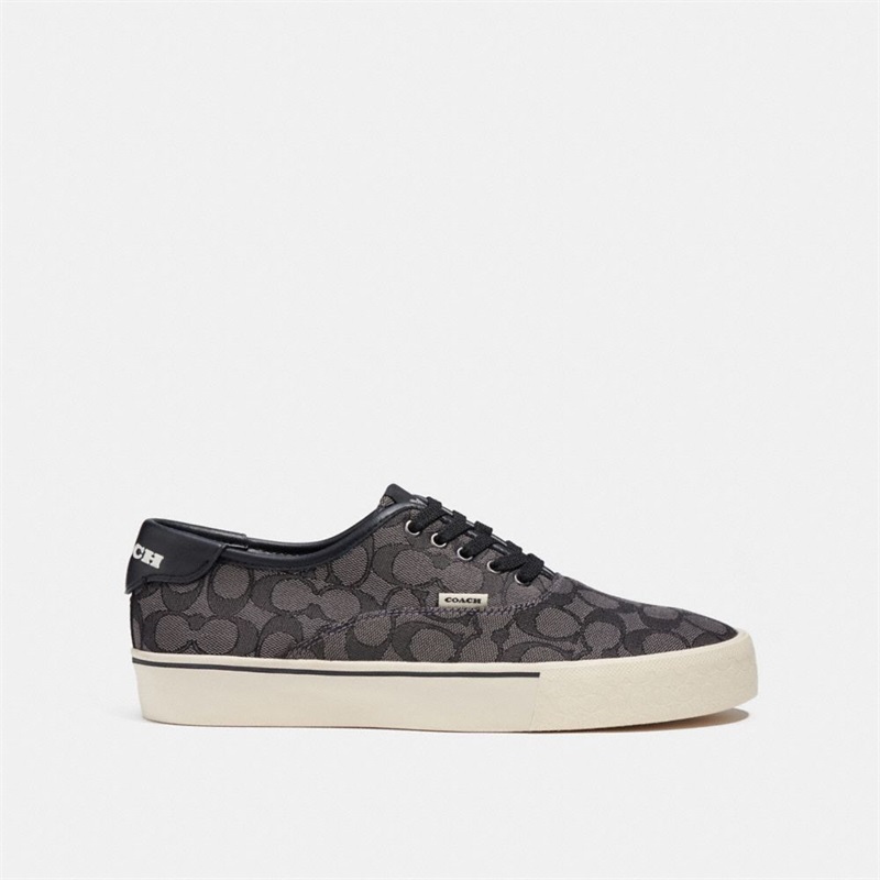 Adidași Barbati Coach Skate Lace Up In Signature Jacquard Negrii | Romania-270653