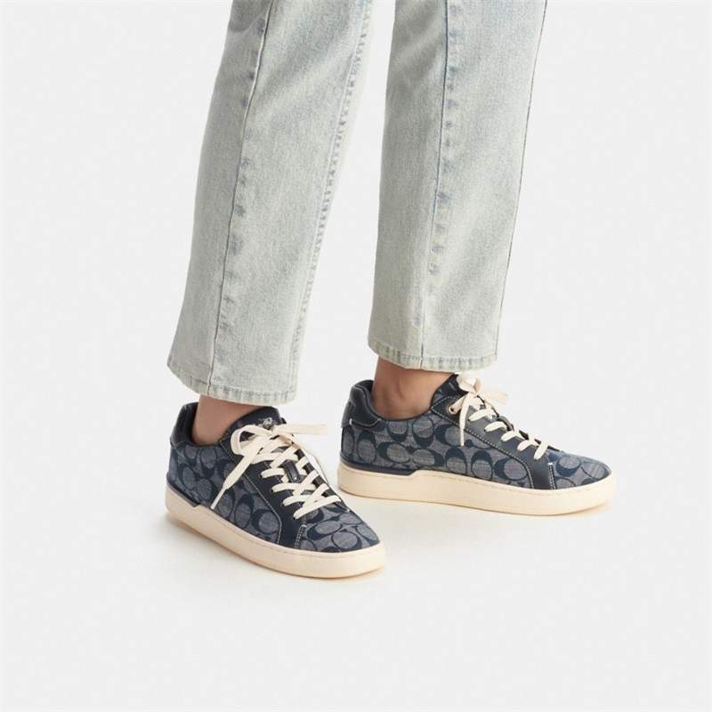 Adidași Dama Coach Clip Low Top In Signature Chambray Bleumarin | Romania-981462