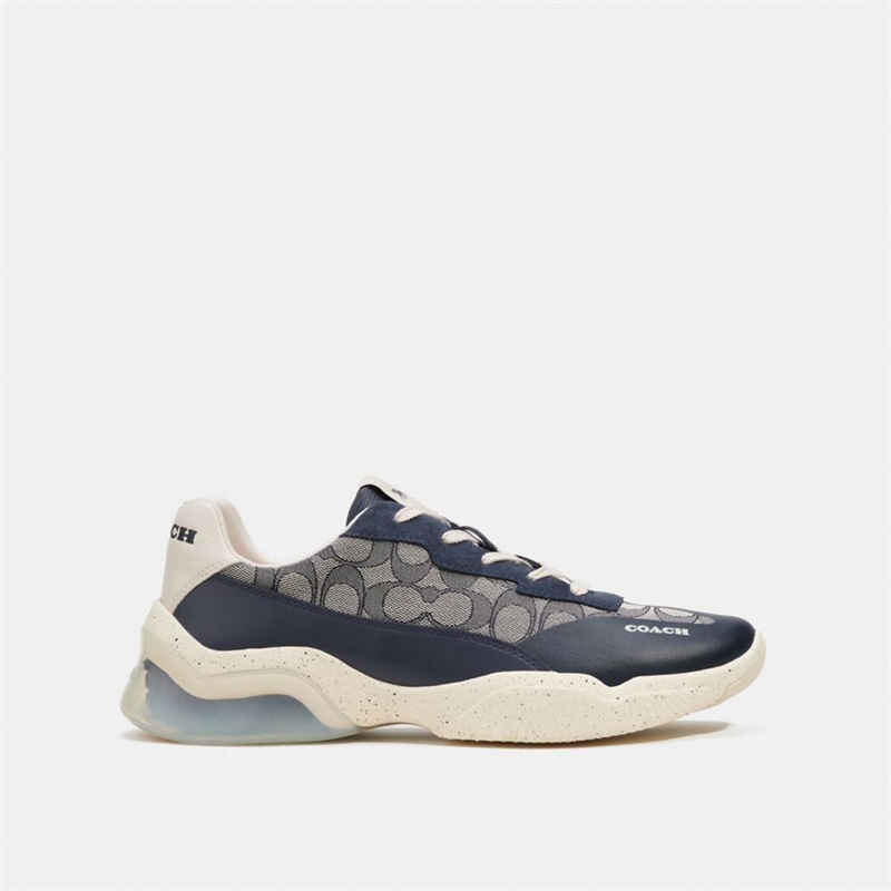 Alergători Barbati Coach Citysole In Signature Jacquard Bleumarin | Romania-934517