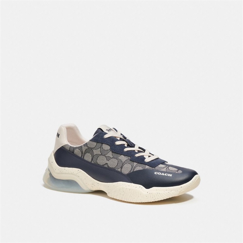 Alergători Barbati Coach Citysole In Signature Jacquard Bleumarin | Romania-934517