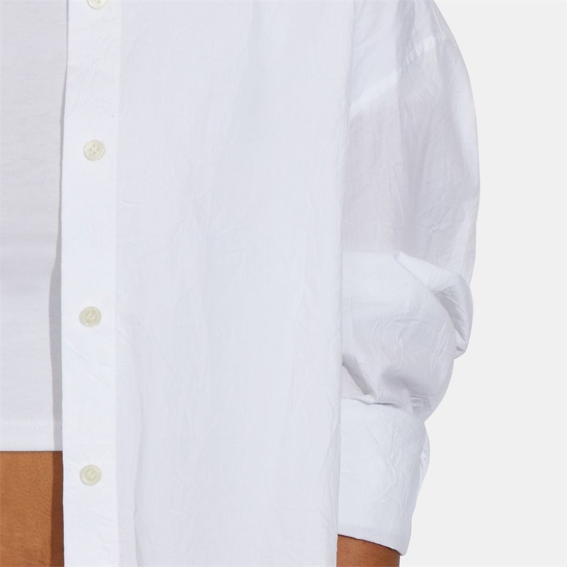 Camasa Dama Coach Wrinkled Button Down Albi | Romania-749038