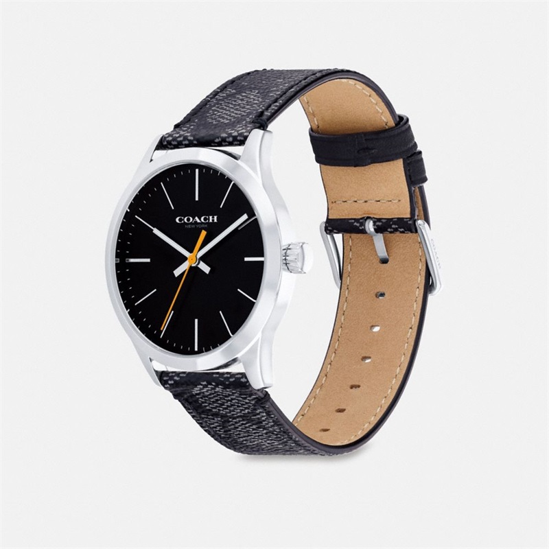 Ceas Barbati Coach 39 Mm, Baxter Gri Inchis | Romania-127594