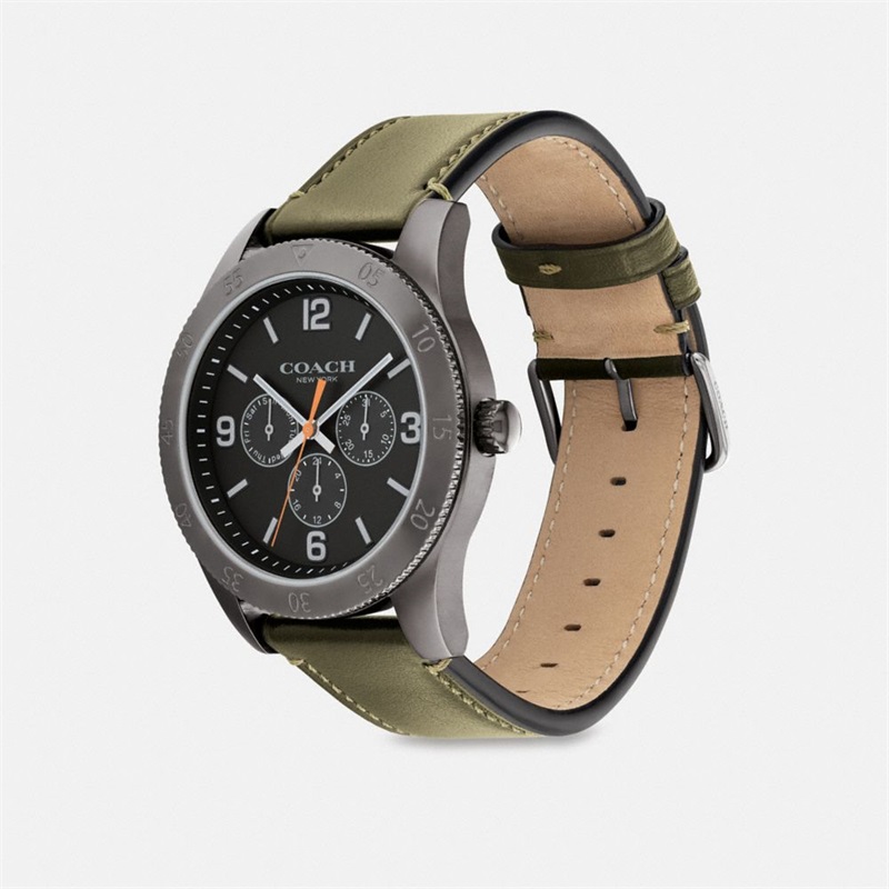 Ceas Barbati Coach 42 Mm, Casey Masline Verzi | Romania-059416