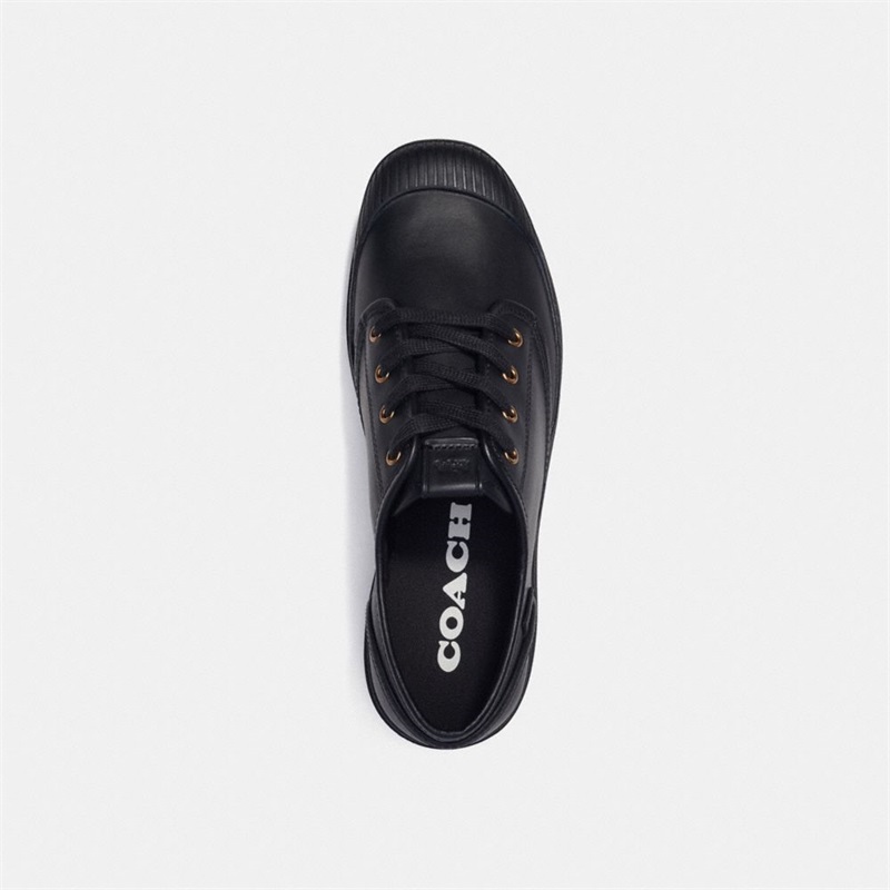 Cizme Barbati Coach Trooper Low Top Negrii | Romania-273680