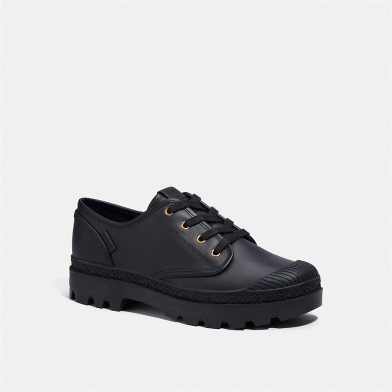 Cizme Barbati Coach Trooper Low Top Negrii | Romania-273680