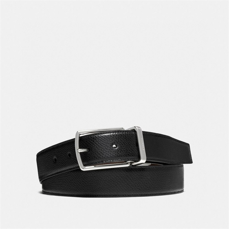 Curea Barbati Coach 30 Mm, Harness Buckle Cut To Size Reversible Negrii Maro Inchis | Romania-832610