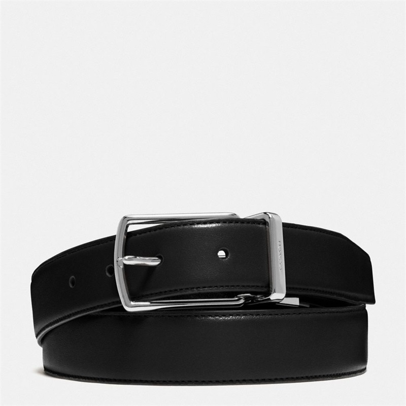 Curea Barbati Coach 32 Mm, Harness Buckle Cut To Size Reversible Negrii Maro Inchis | Romania-951637