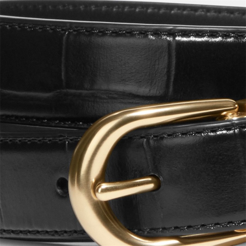 Curea Dama Coach 25 Mm, Classic Buckle Cut To Size Aurii Negrii | Romania-260493