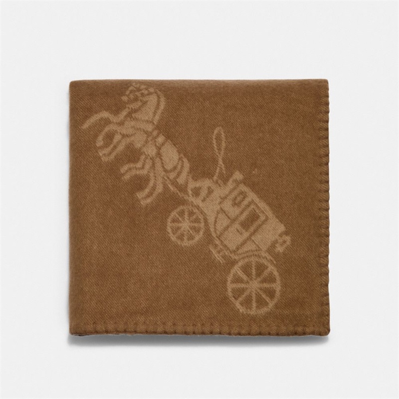 Esarfe Dama Coach Horse And Carriage Print Blanket Kaki | Romania-209514