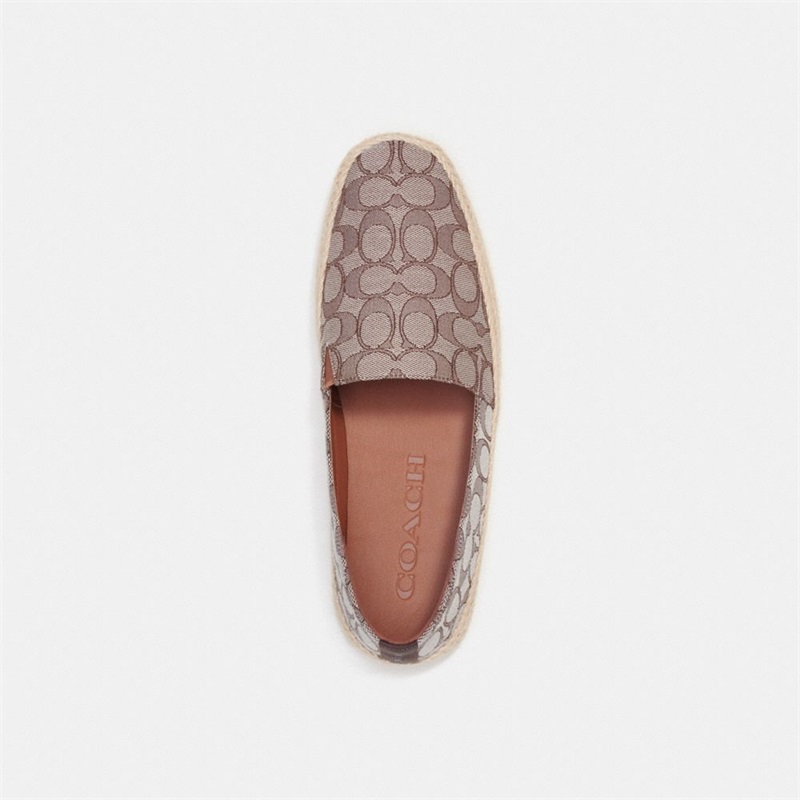 Espadrile Barbati Coach In Signature Jacquard Maro | Romania-386921