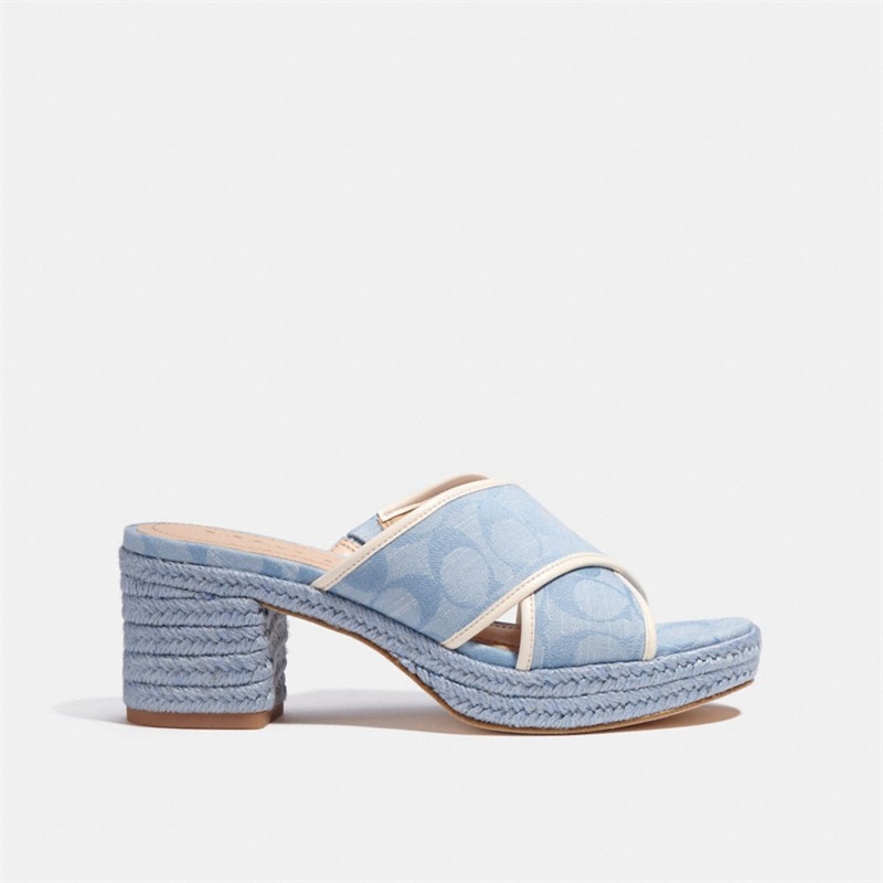 Espadrile Dama Coach Sloan Albastri | Romania-341652