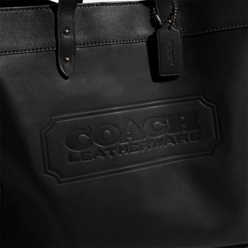 Geanta Barbati Coach Field Tote 40 With Coach Badge Negrii | Romania-927543