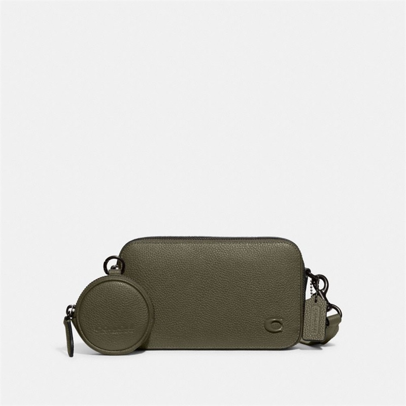 Geanta Crossbody Barbati Coach Charter Slim Verzi | Romania-802791