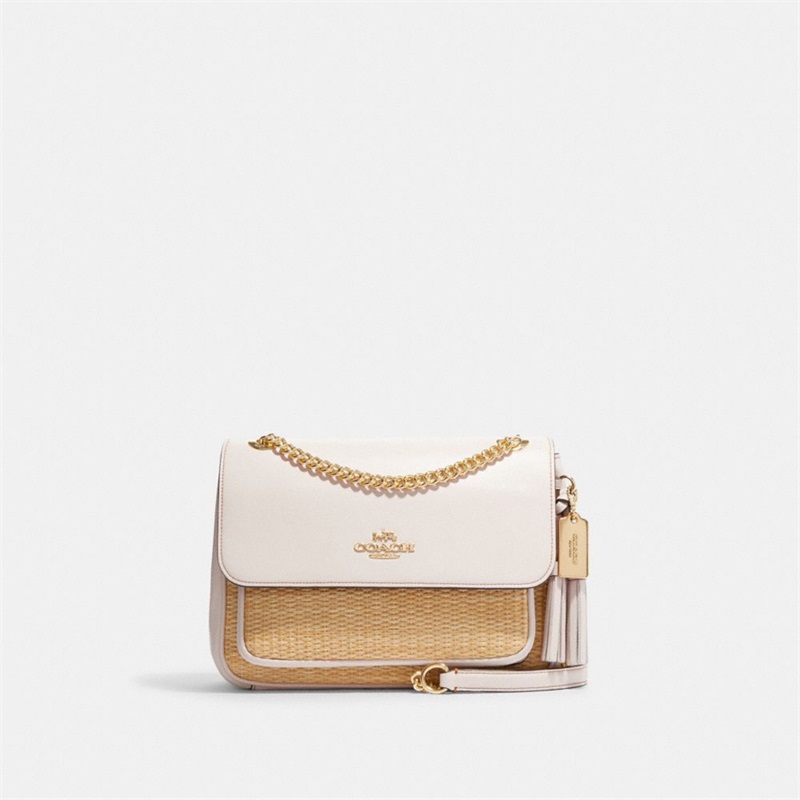 Geanta Crossbody Barbati Coach Klare 25 In Straw Aurii Colorati | Romania-963724