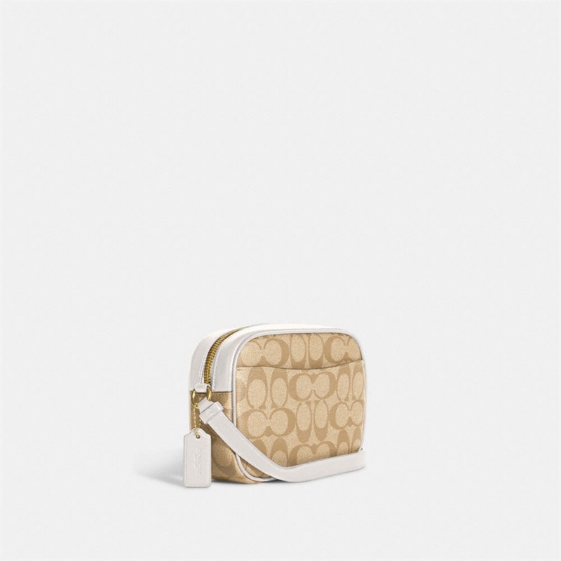 Geanta Dama Coach Mini Jamie Camera In Signature Canvas Aurii Kaki Deschis | Romania-821403