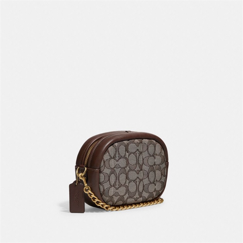 Geanta Dama Coach Small Camera In Signature Jacquard With Quilting Maro | Romania-423105