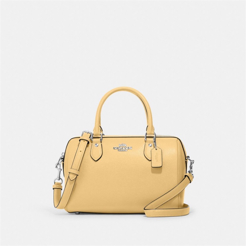 Geanta Satchel Dama Coach Rowan Argintii | Romania-681935