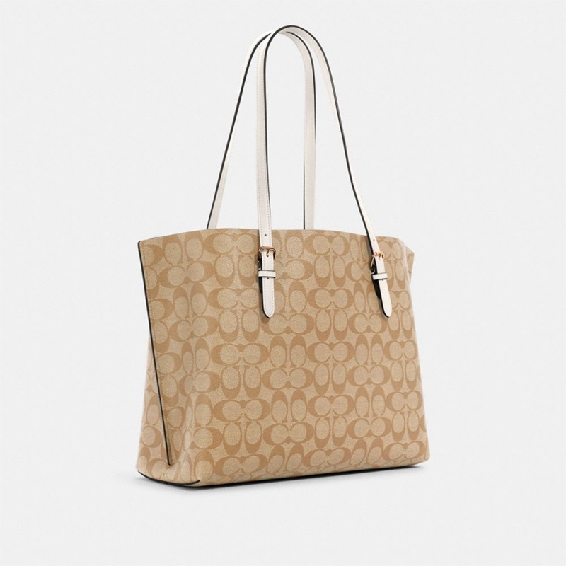 Geanta Tote Dama Coach Mollie In Signature Canvas Aurii Kaki Deschis | Romania-930542