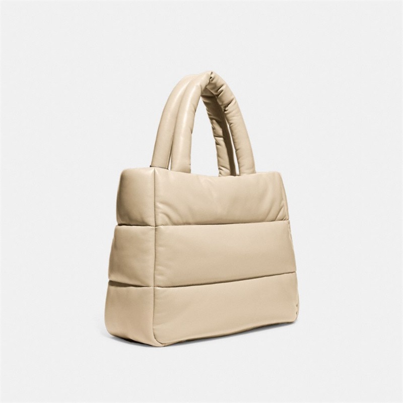 Geanta Tote Dama Coach Pillow Albi | Romania-462185