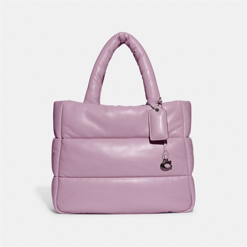 Geanta Tote Dama Coach Pillow Violet | Romania-876451