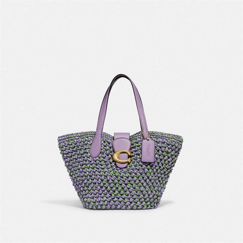 Geanta Tote Dama Coach Small Violet Deschis Verzi | Romania-927160