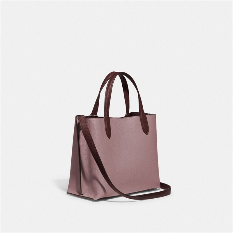 Geanta Tote Dama Coach Willow 24 In Colorblock Argintii Violet | Romania-470382