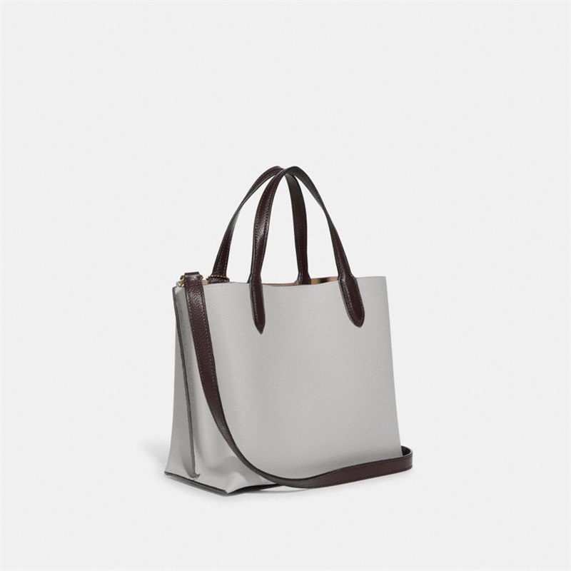 Geanta Tote Dama Coach Willow 24 In Colorblock With Signature Canvas Interior Gri Colorati | Romania-486135