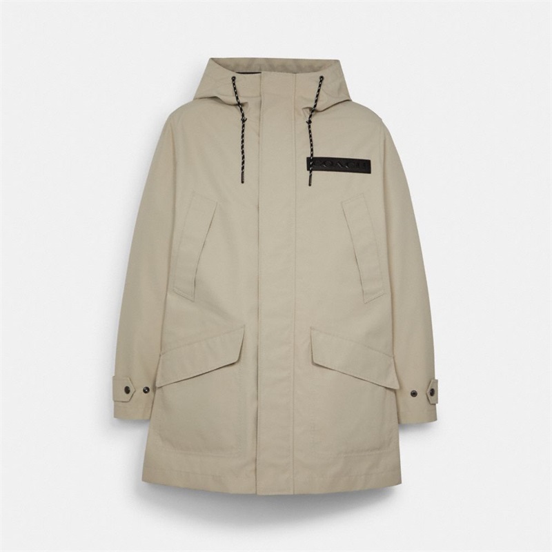 Jachete Parka Barbati Coach Layer Gri | Romania-563148