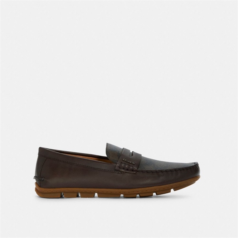 Loafers Barbati Coach Mott Driver Maro | Romania-971524